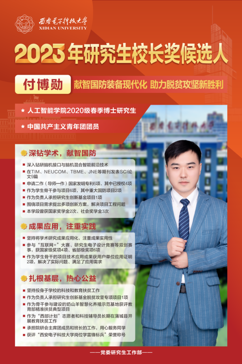 付博勋：深钻学术是他扎根基层是他热心公益也