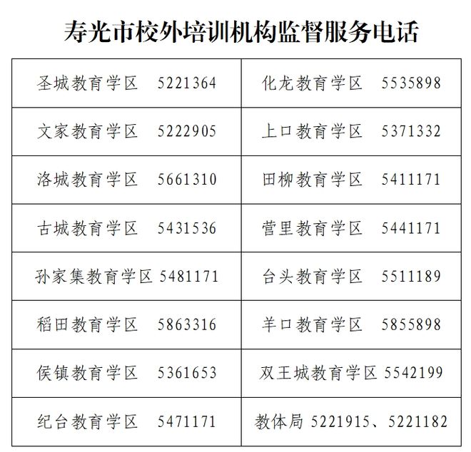 事关寒假！寿光教体局发布最新消Kaiyun网址 开云息