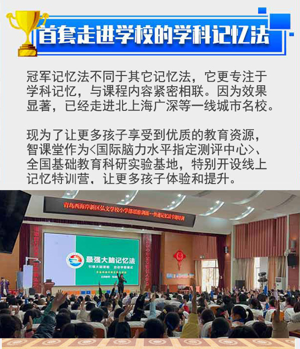 世界记忆冠军亲kaiyun开云·官方网站授:36节高效学习记忆力课程让你拥有最强大脑(图1)